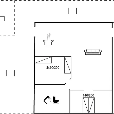 בית נופש Salme - 100m From The Sea By Interhome אוטרופ